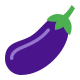 Eggplant, cooked, boiled, drained, with salt