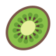 Kiwifruit, gold, raw